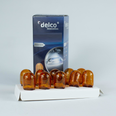 DELCO U.S.A T20 NATUREL AMBER AMPUL WY21W TEK DUY 12 VOLT 10 ADET