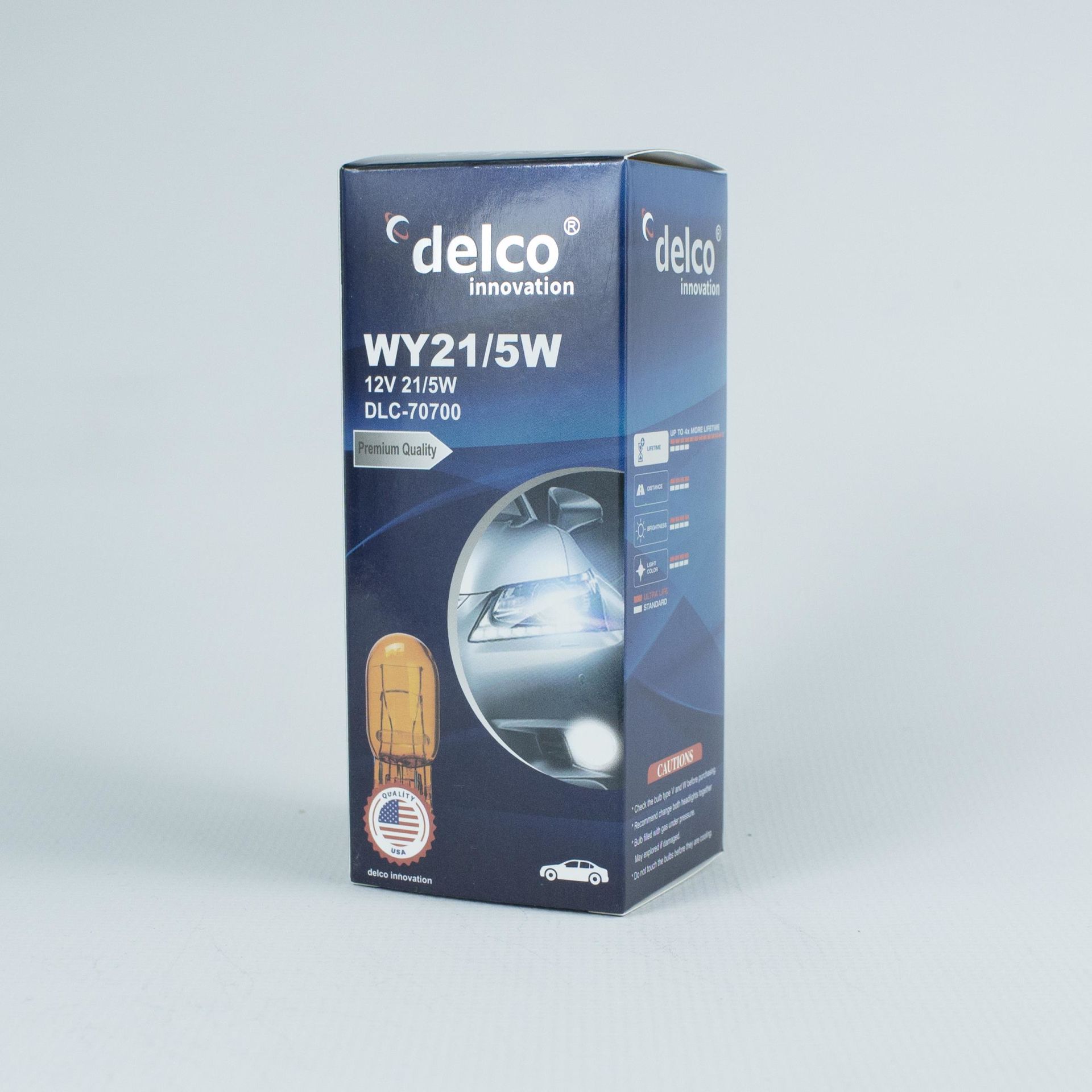 DELCO U.S.A WY21/5W ÇİFT DUY T20 AMBER 12 VOLT 10 ADET