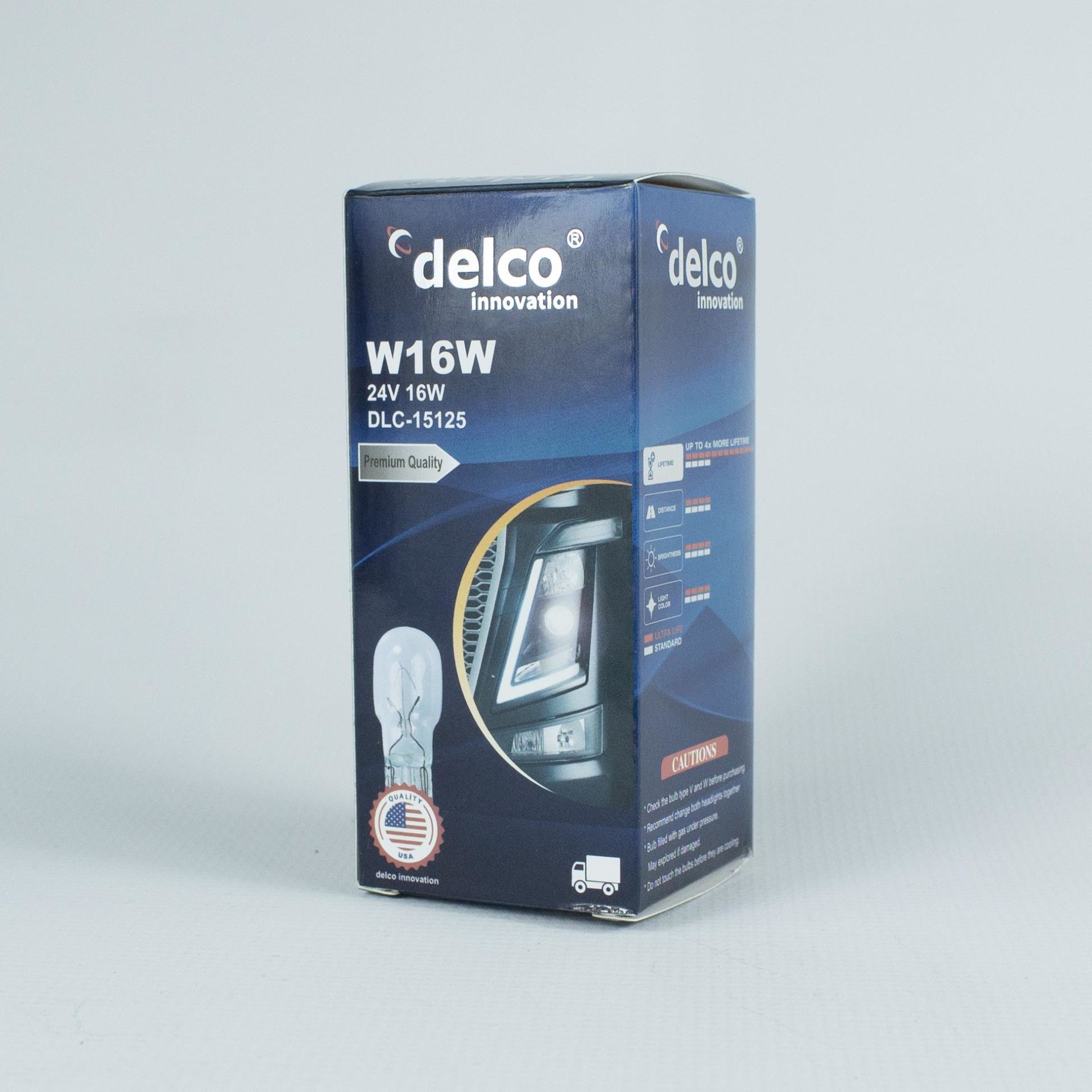 DELCO U.S.A W16W T15 AMPUL 24 VOLT 16W DİPSİZ 10 ADET