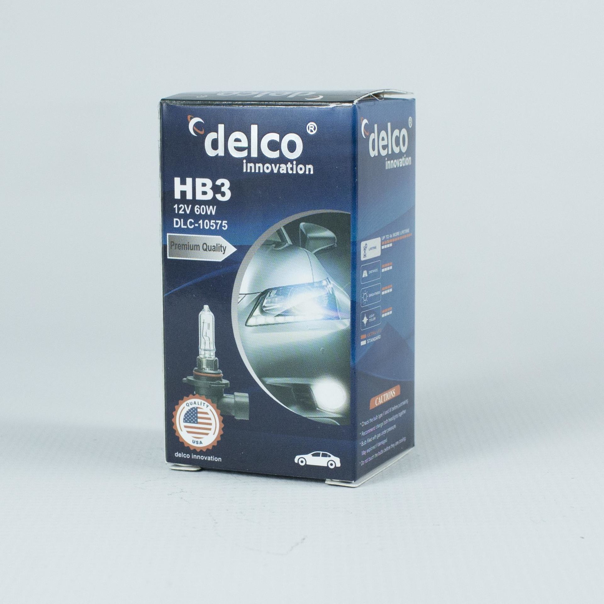 DELCO U.S.A HB3 9005 HALOGEN AMPUL 12 VOLT 60W P20D 2 ADET