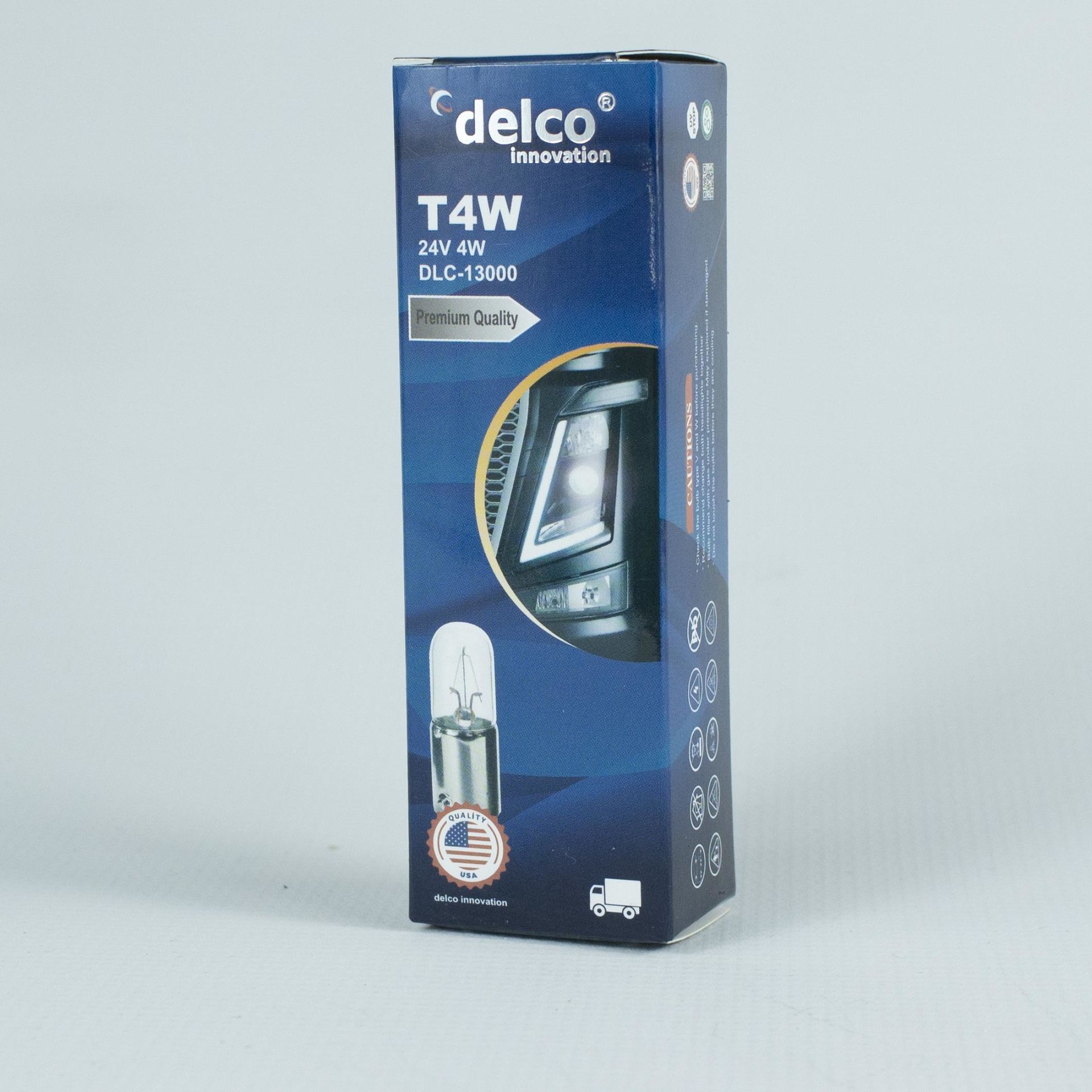 DELCO U.S.A T4W 53 AMPUL 24 VOLT 4W HALOGEN 10 ADET